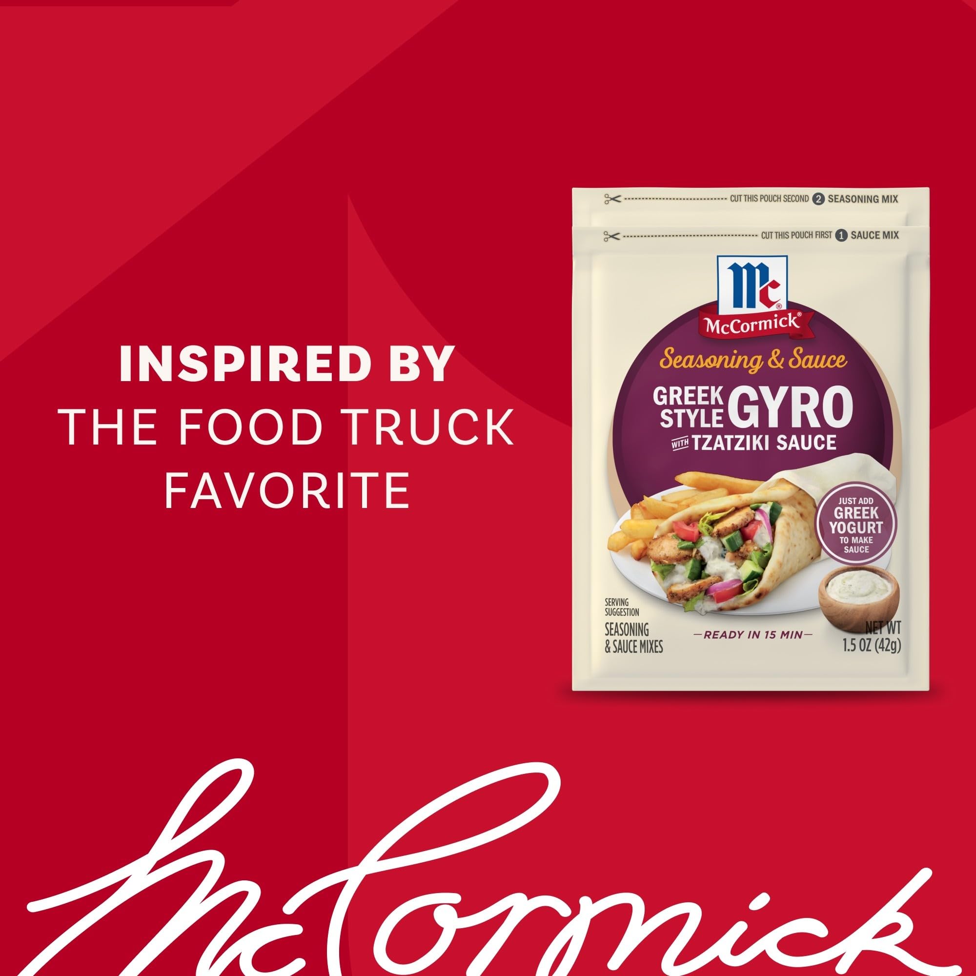 Amazon.com : McCormick Greek Style Gyro Seasoning with Tzatziki